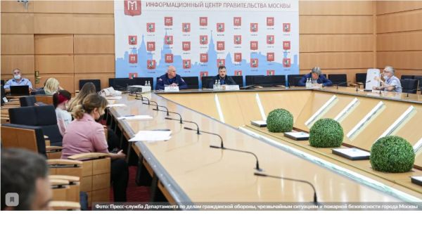 Состоялась пресс-конференция, посвященная деятельности московских пожарных и спасателей