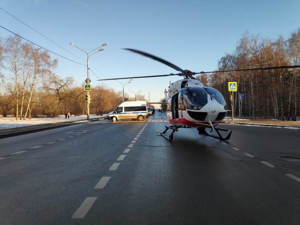 Более 270 пострадавших было доставлено санитарными вертолетами Московского авиацентра в ГКБ им. С.С. Юдина в 2019 году