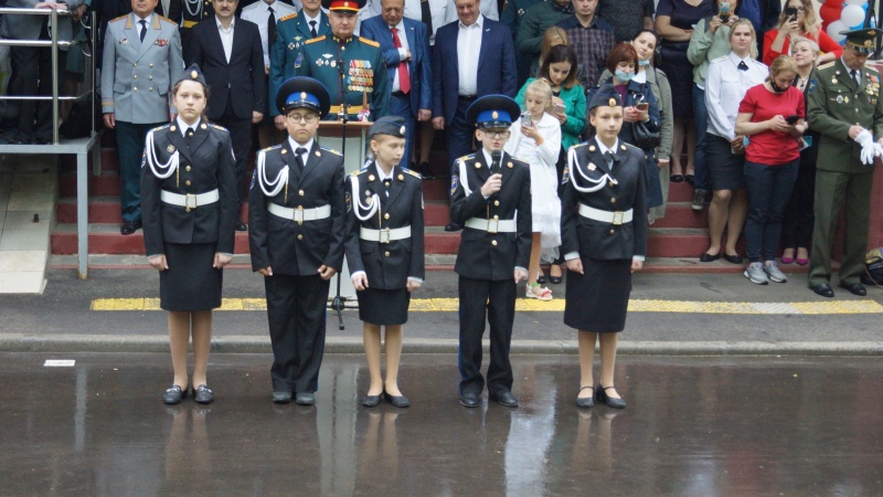 Выпуск кадетов в Московском кадетском корпусе Технического пожарно-спасательного колледжа имени Героя Российской Федерации В.М. Максимчука