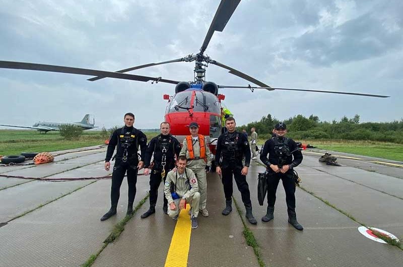 Спасатели Московского авиацентра получили допуски к спасению людей с воды